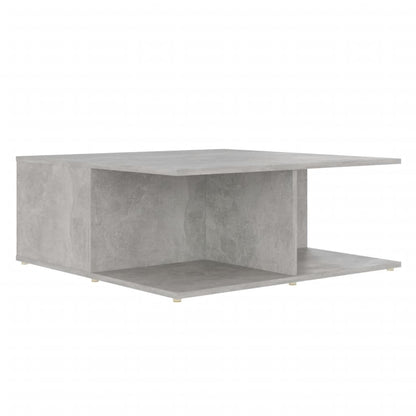 vidaXL Couchtisch Betongrau 80x80x31 cm Holzwerkstoff