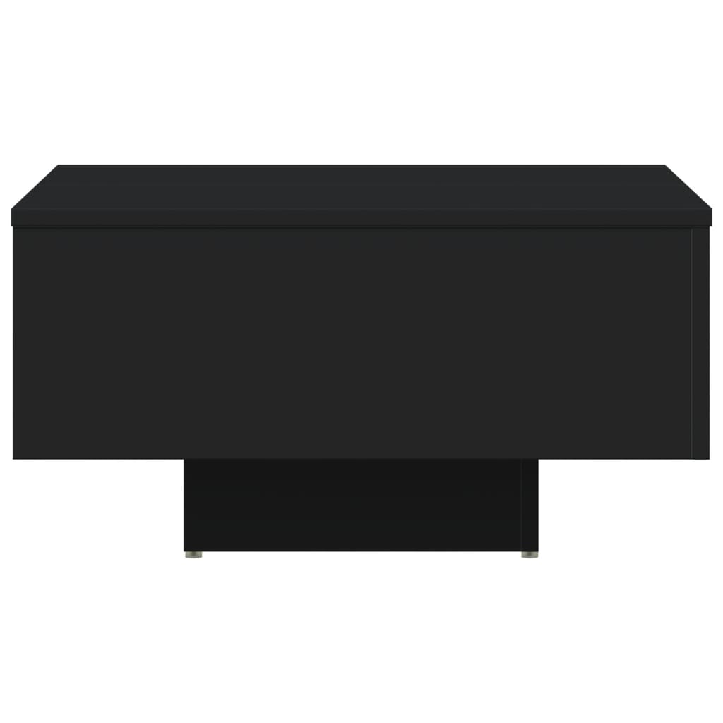 vidaXL Couchtisch Schwarz 60x60x31,5 cm Holzwerkstoff