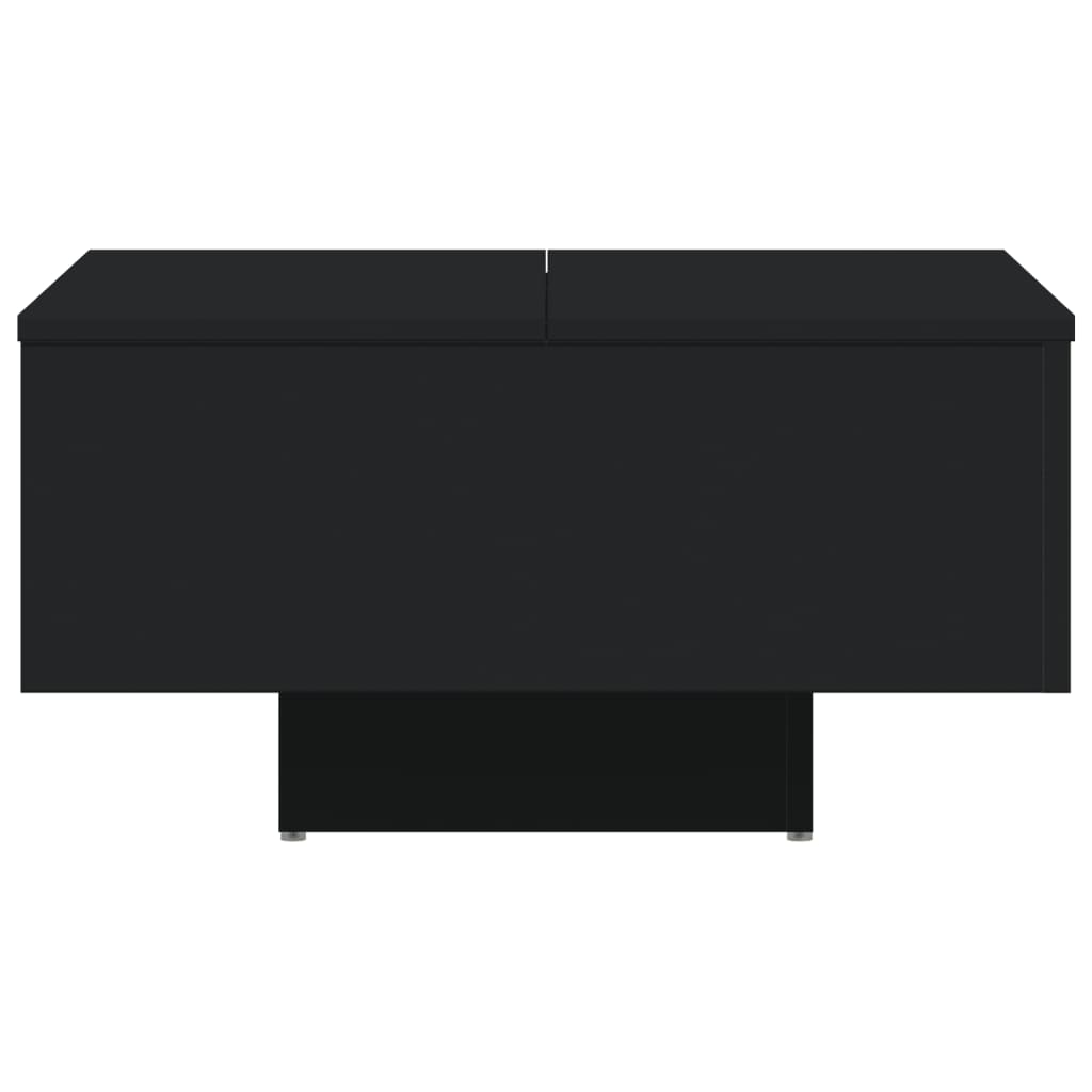 vidaXL Couchtisch Schwarz 60x60x31,5 cm Holzwerkstoff