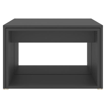 vidaXL Tables gigognes 3 pcs Gris 60x60x38 cm Aggloméré