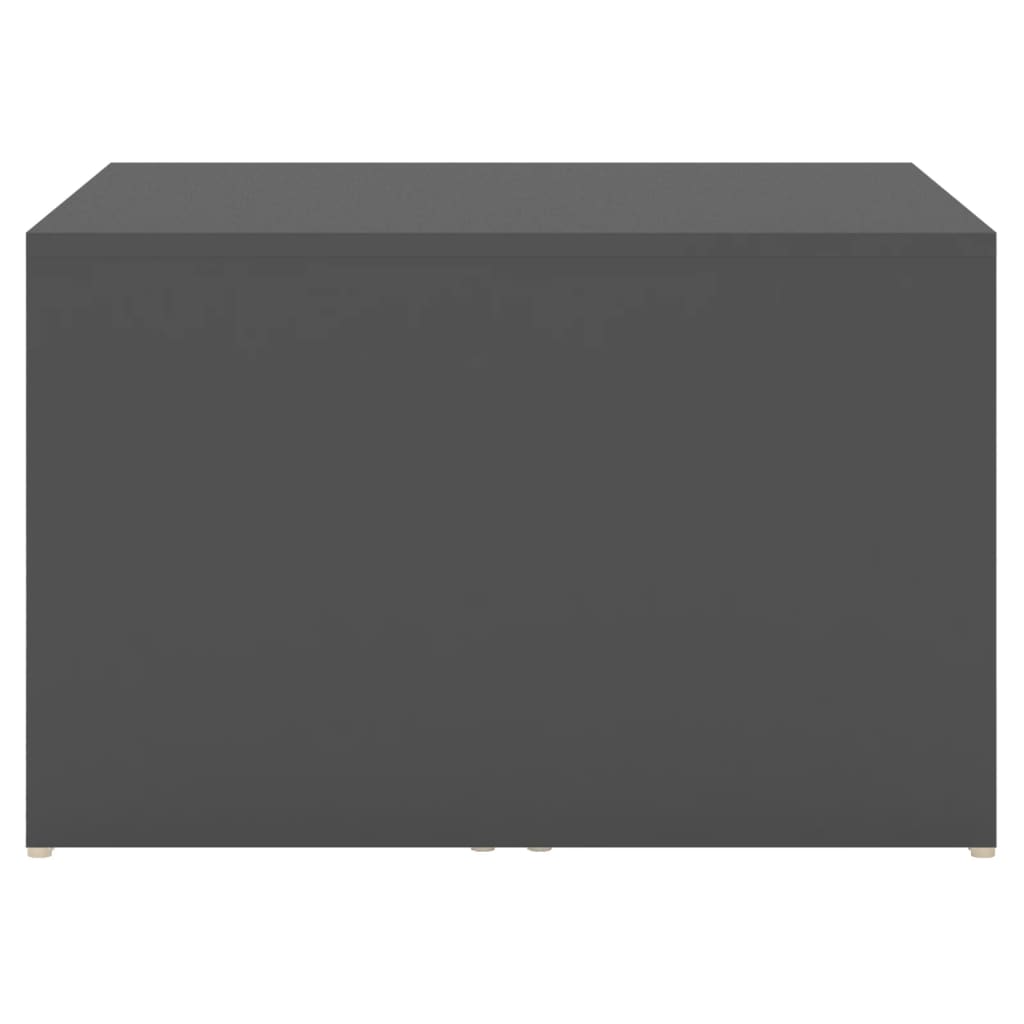 vidaXL Tables gigognes 3 pcs Gris 60x60x38 cm Aggloméré