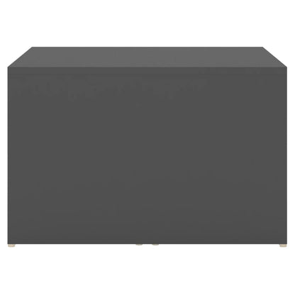 vidaXL Tables gigognes 3 pcs Gris 60x60x38 cm Aggloméré