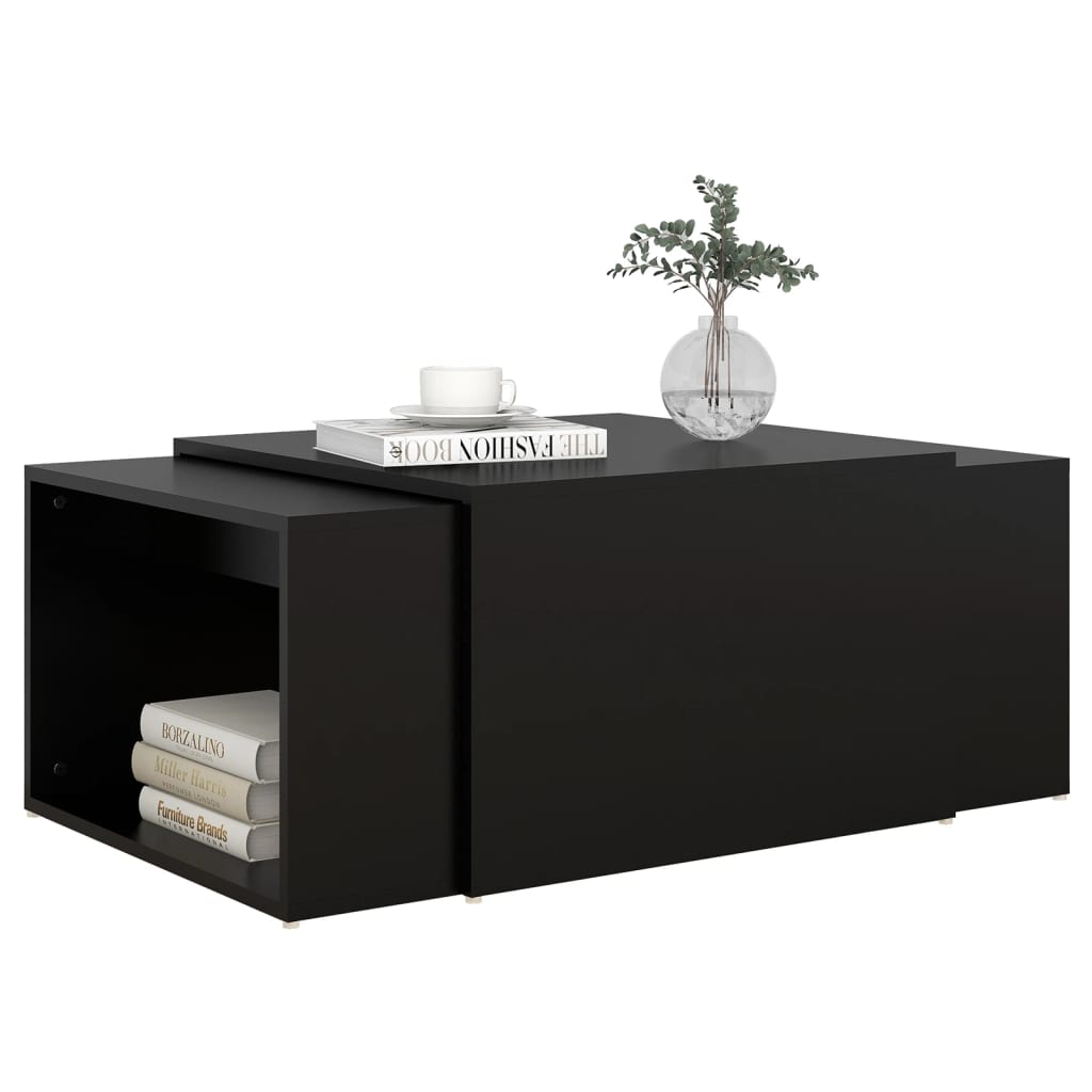 vidaXL Tables gigognes 3 pcs Gris 60x60x38 cm Aggloméré