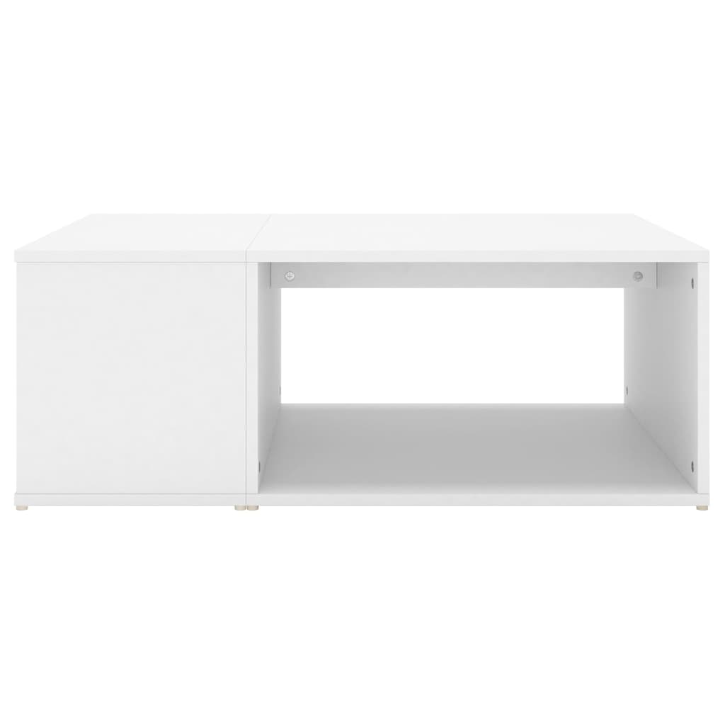 vidaXL Table basse Blanc 90x67x33 cm Bois d'ingénierie