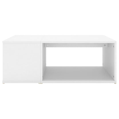 vidaXL Table basse Blanc 90x67x33 cm Bois d'ingénierie