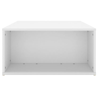 vidaXL Table basse Blanc 90x67x33 cm Bois d'ingénierie