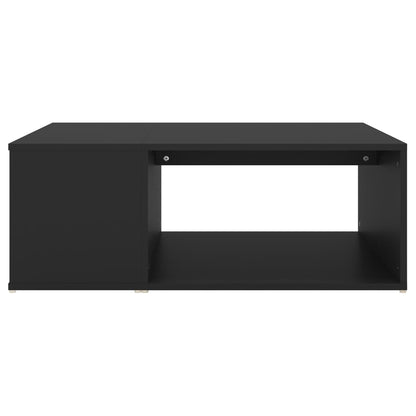 vidaXL Table basse noire 90x67x33 cm en bois d'ingénierie