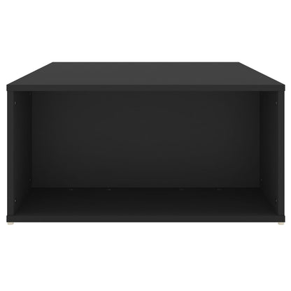 vidaXL Table basse noire 90x67x33 cm en bois d'ingénierie