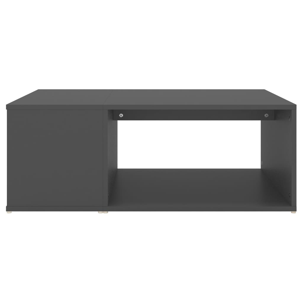 vidaXL Table basse gris 90x67x33 cm Bois d'ingénierie