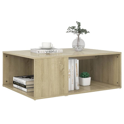 vidaXL Table basse chêne Sonoma 90x67x33 cm, bois d'ingénierie