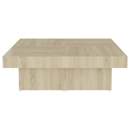 vidaXL Couchtisch Sonoma-Eiche 90x90x28 cm Holzwerkstoff