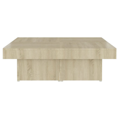 vidaXL Couchtisch Sonoma-Eiche 90x90x28 cm Holzwerkstoff