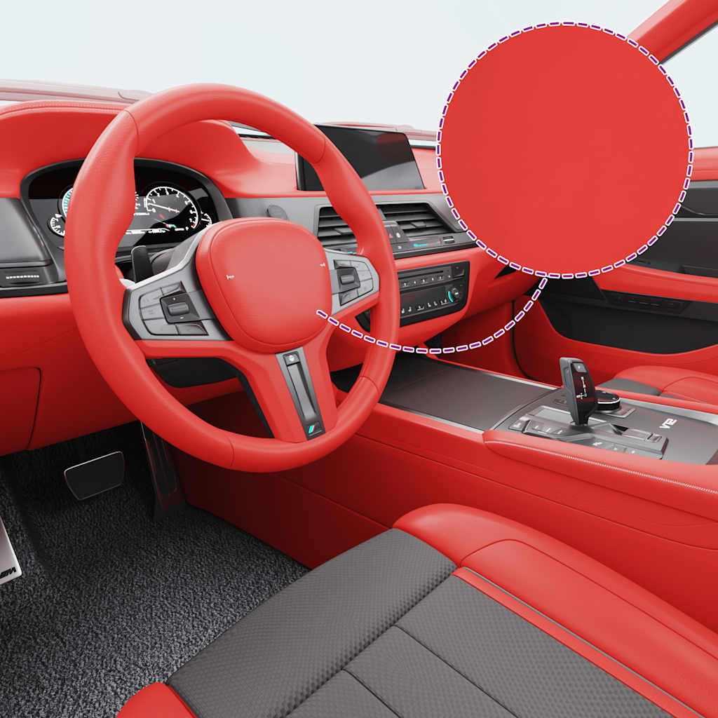 Autofolie Matt-Rot 100x150 cm