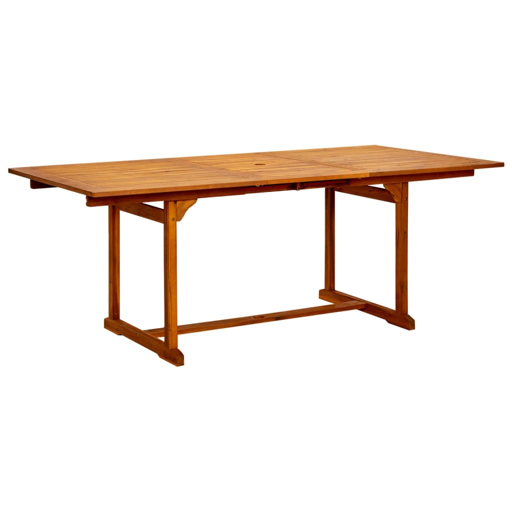 vidaXL 5-tlg. Garten-Essgruppe Massivholz Akazie 150-200 cm