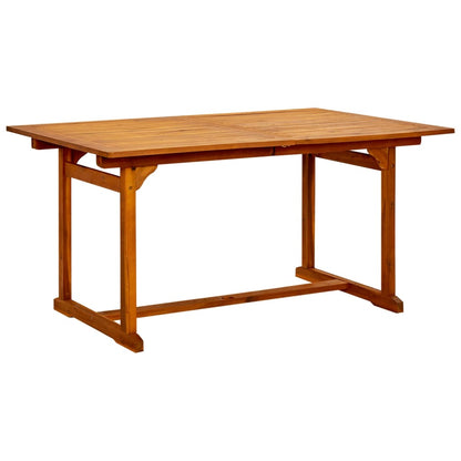 vidaXL 5-tlg. Garten-Essgruppe Massivholz Akazie 150-200 cm