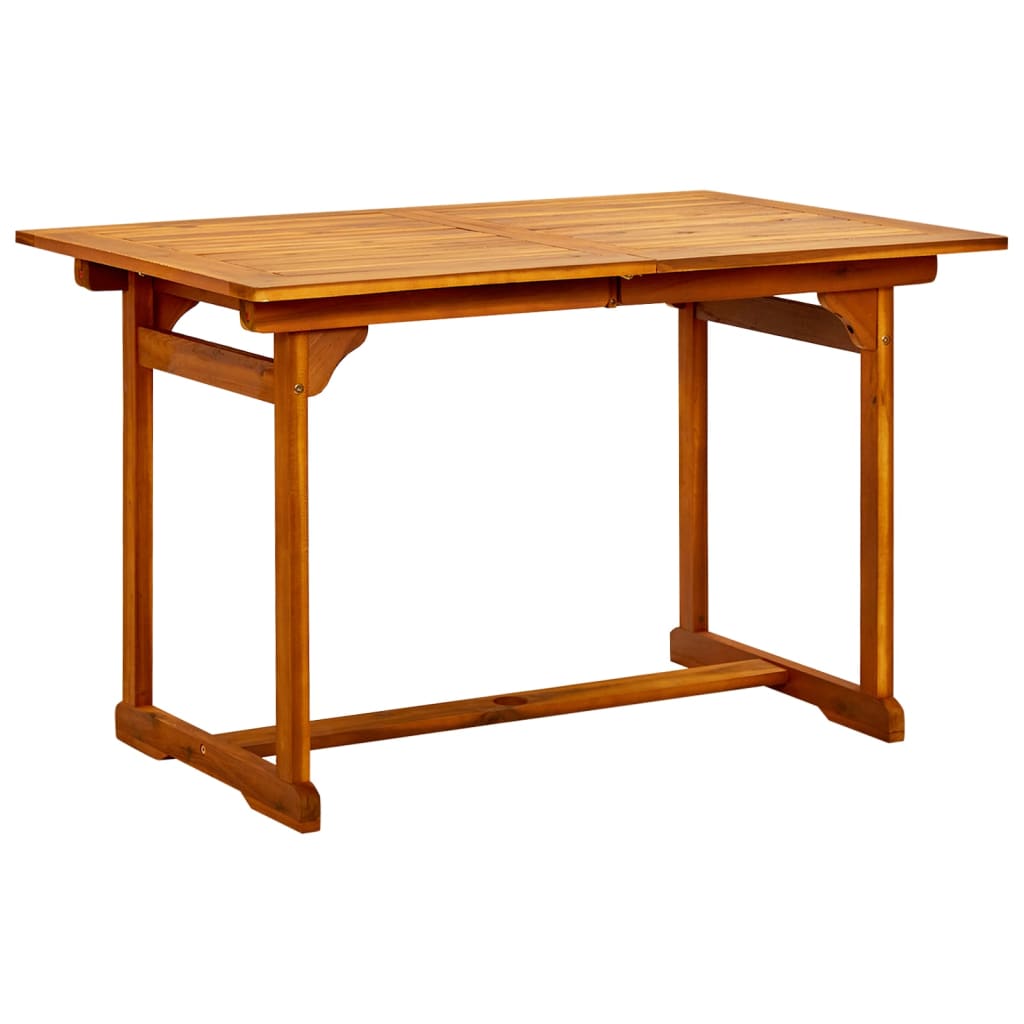 vidaXL 5-tlg. Garten-Essgruppe Massivholz Akazie 120-170 cm