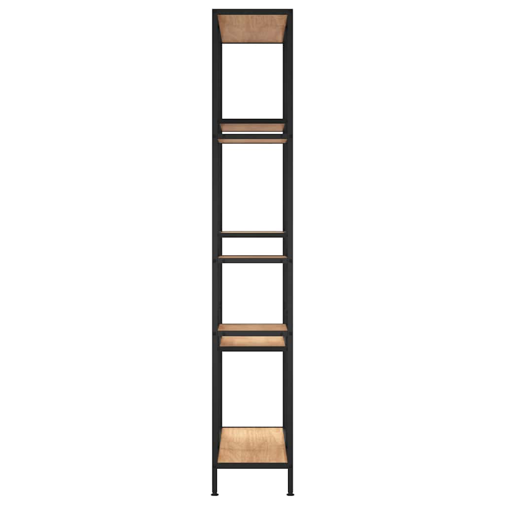 vidaXL Bücherregal 80x30x180 cm Stahl und Holzwerkstoff