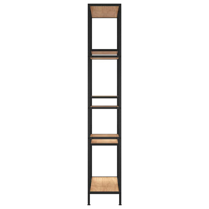 vidaXL Bücherregal 80x30x180 cm Stahl und Holzwerkstoff