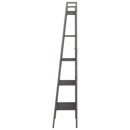 vidaXL Standregal mit 5 Böden Schwarz 56x35x174 cm