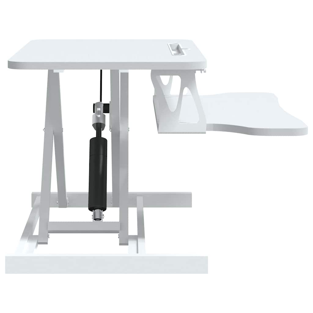 vidaXL Poste de travail réglable 60x40x(13-41,5) cm Acier