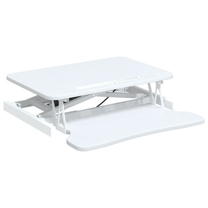 vidaXL Poste de travail réglable 60x40x(13-41,5) cm Acier