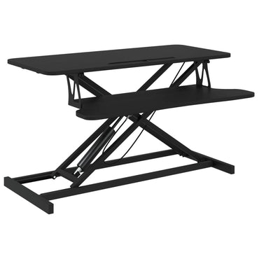 vidaXL Arbeitsstation Verstellbar 90x40x(13-50) cm Stahl Holzwerkstoff