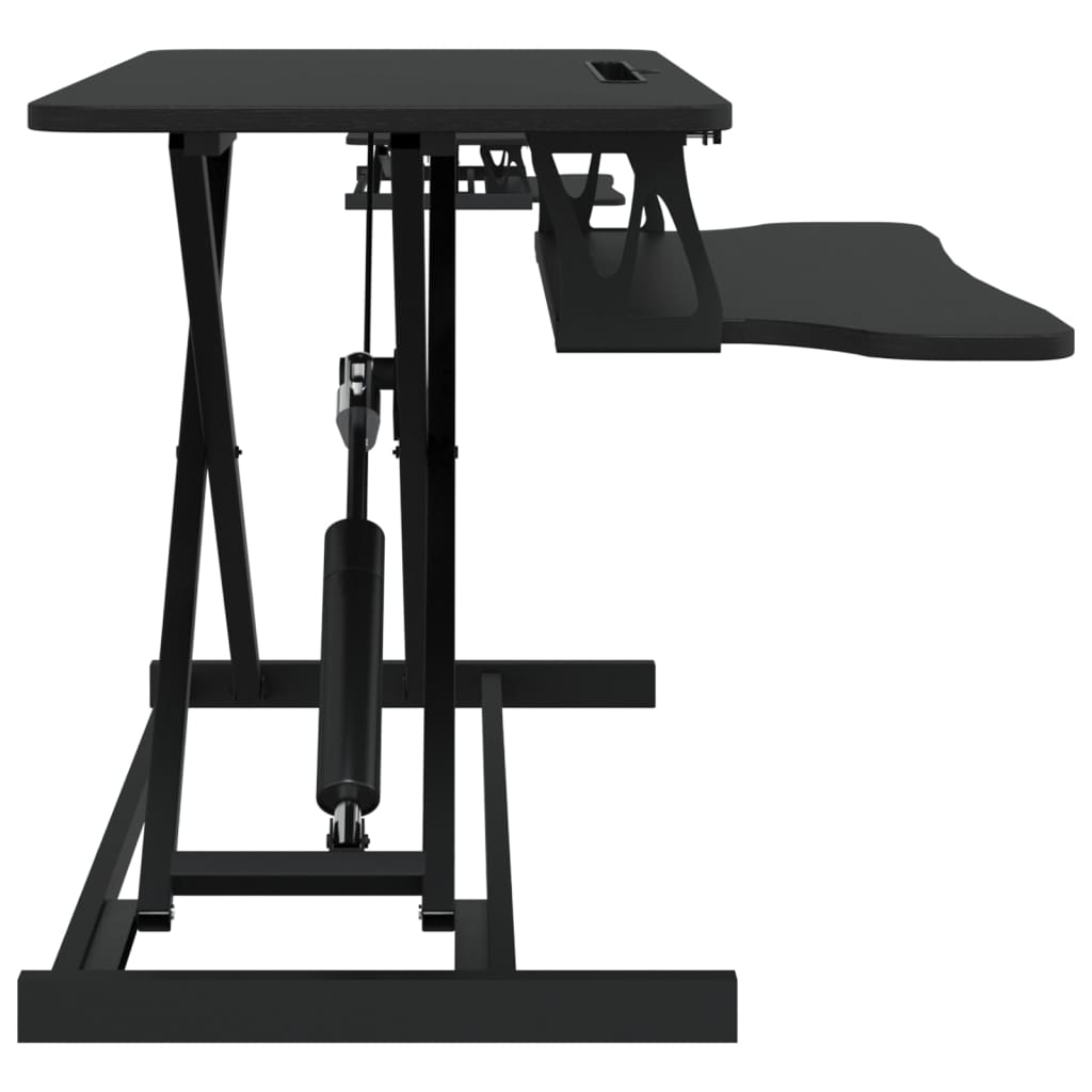vidaXL Poste de travail réglable 90x40x(13-50) cm Acier Bois d'ingénierie