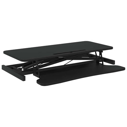 vidaXL Poste de travail réglable 90x40x(13-50) cm Acier Bois d'ingénierie