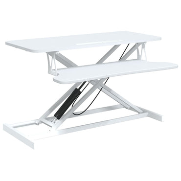 vidaXL Arbeitsstation Verstellbar 90x40x(13-50) cm Stahl Holzwerkstoff