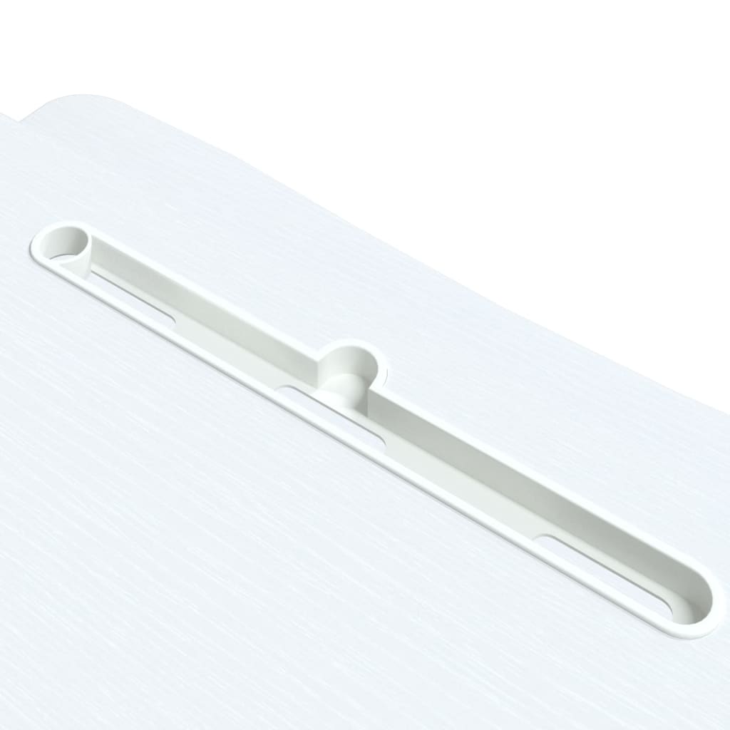 vidaXL Poste de travail réglable 90x40x(13-50) cm Acier Bois d'ingénierie