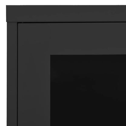 vidaXL Armoire de bureau anthracite 90x40x70 cm acier