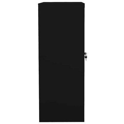 vidaXL Büroschrank Schwarz 90x40x105 cm Stahl