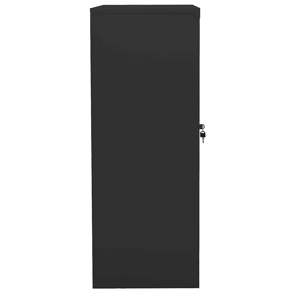 vidaXL Büroschrank Anthrazit 90x40x105 cm Stahl