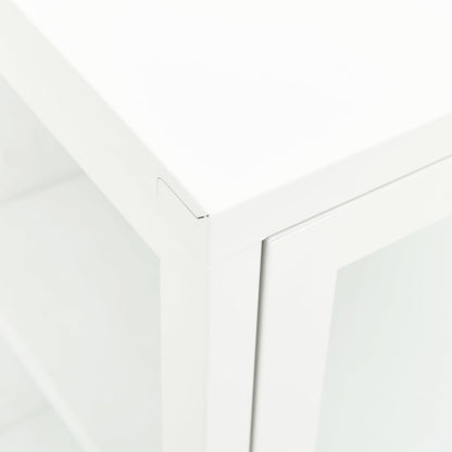 vidaXL Buffet 38x35x70 cm Métal et Verre