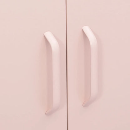 vidaXL Lagerschrank Rosa 80x35x101,5 cm Stahl