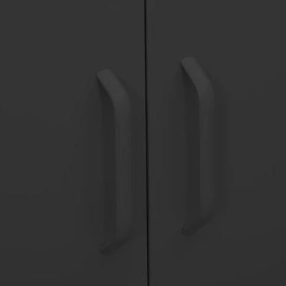 vidaXL Lagerschrank Anthrazit 80x35x101,5 cm Stahl