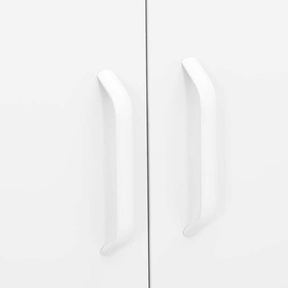vidaXL Lagerschrank Weiß 80x35x101,5 cm Stahl