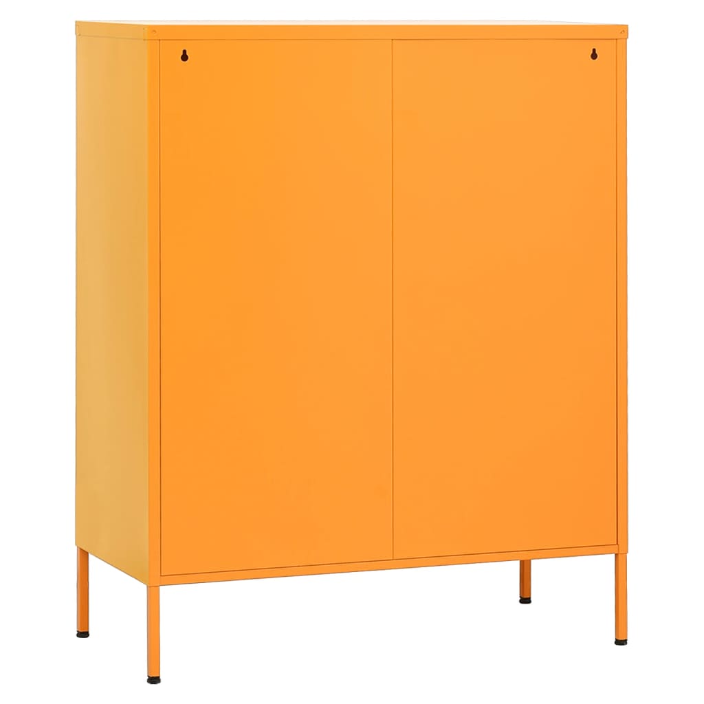 vidaXL Lagerschrank Senfgelb 80 x 35 x 101,5 cm Stahl