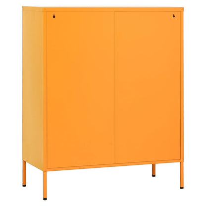 vidaXL Lagerschrank Senfgelb 80 x 35 x 101,5 cm Stahl