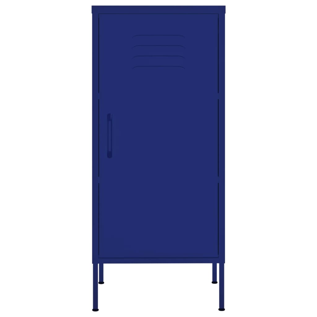 vidaXL Lagerschrank Marineblau 42,5x35x101,5 cm Stahl