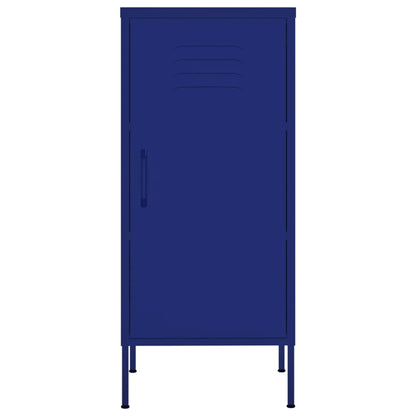 vidaXL Lagerschrank Marineblau 42,5x35x101,5 cm Stahl