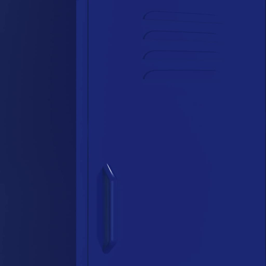 vidaXL Lagerschrank Marineblau 42,5x35x101,5 cm Stahl