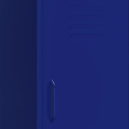vidaXL Lagerschrank Marineblau 42,5x35x101,5 cm Stahl