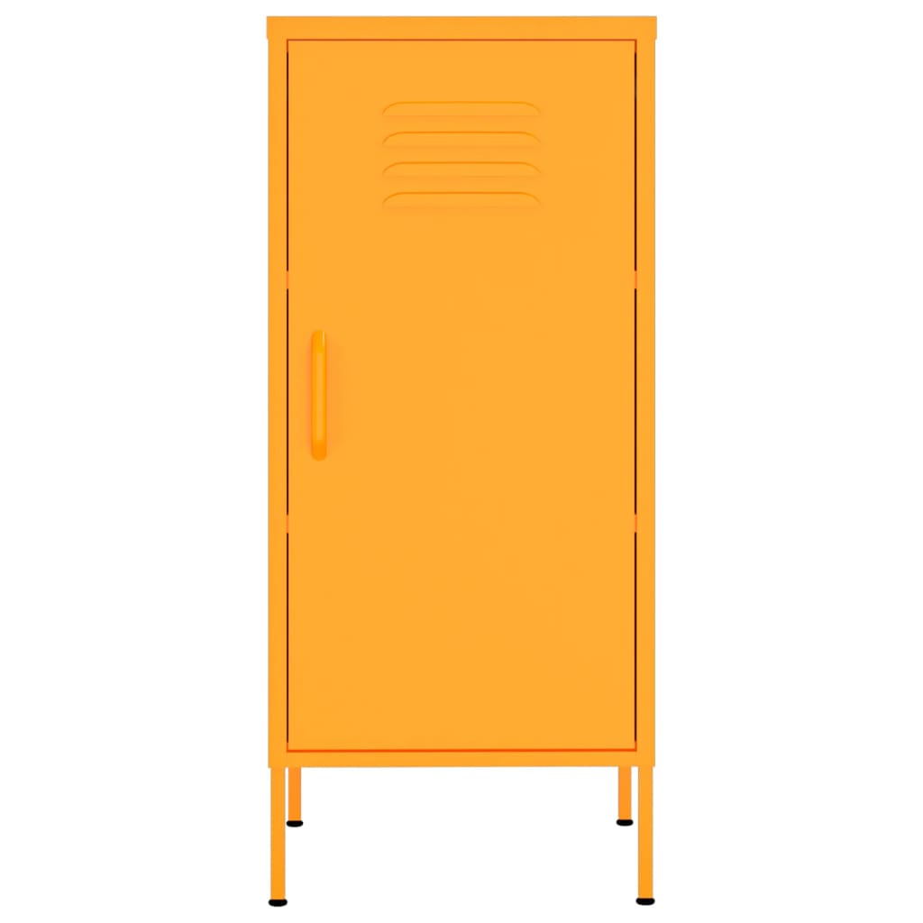 vidaXL Lagerschrank Senfgelb 42,5x35x101,5 cm Stahl