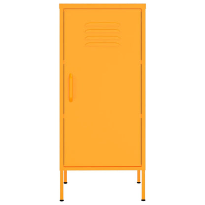 vidaXL Lagerschrank Senfgelb 42,5x35x101,5 cm Stahl