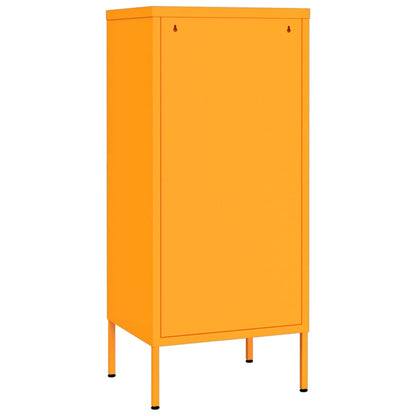 vidaXL Lagerschrank Senfgelb 42,5x35x101,5 cm Stahl
