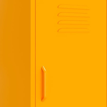vidaXL Lagerschrank Senfgelb 42,5x35x101,5 cm Stahl