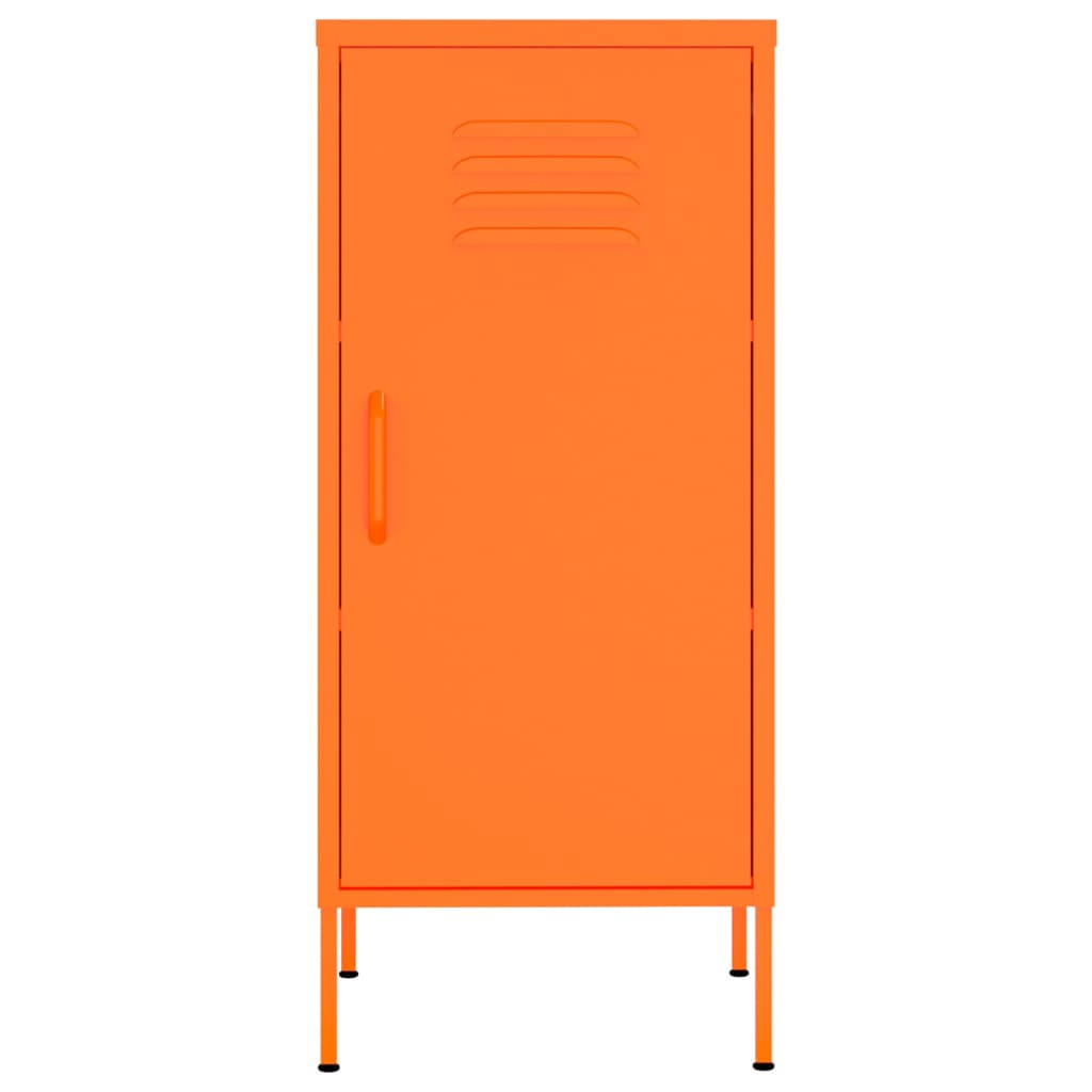 vidaXL Lagerschrank Orange 42,5x35x101,5 cm Stahl
