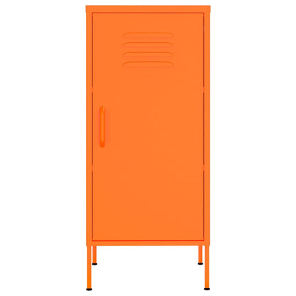 vidaXL Lagerschrank Orange 42,5x35x101,5 cm Stahl