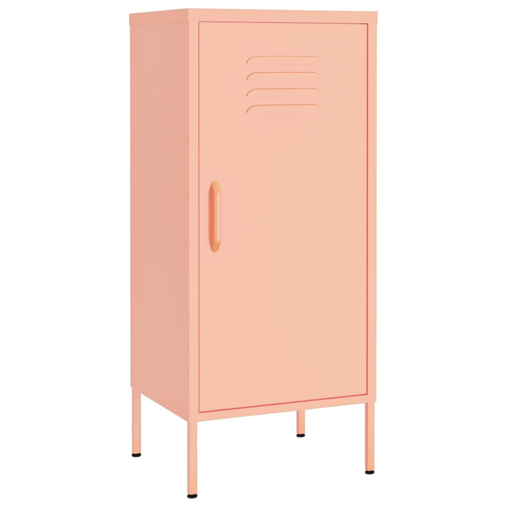 vidaXL Lagerschrank Rosa 42,5x35x101,5 cm Stahl